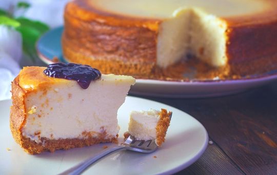 Why do you add flour to cheesecake
