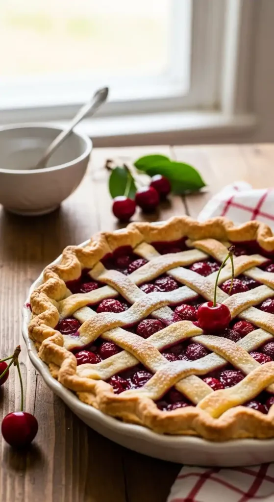 How to Serve Homemade Cherry Pie