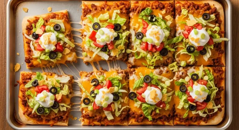 Sheet Pan Taco Pizza
