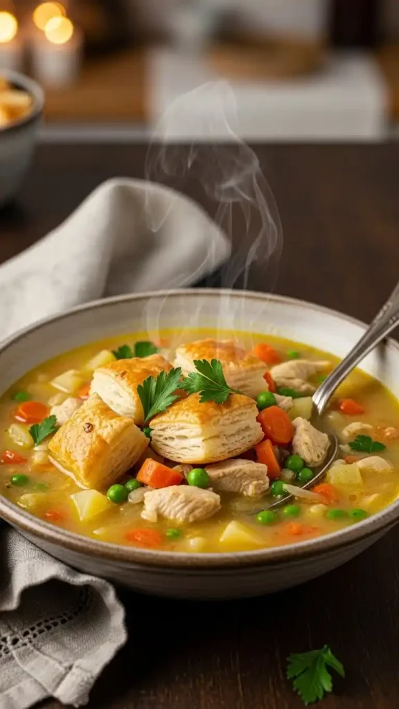 How to Make Chicken Pot Pie Soup