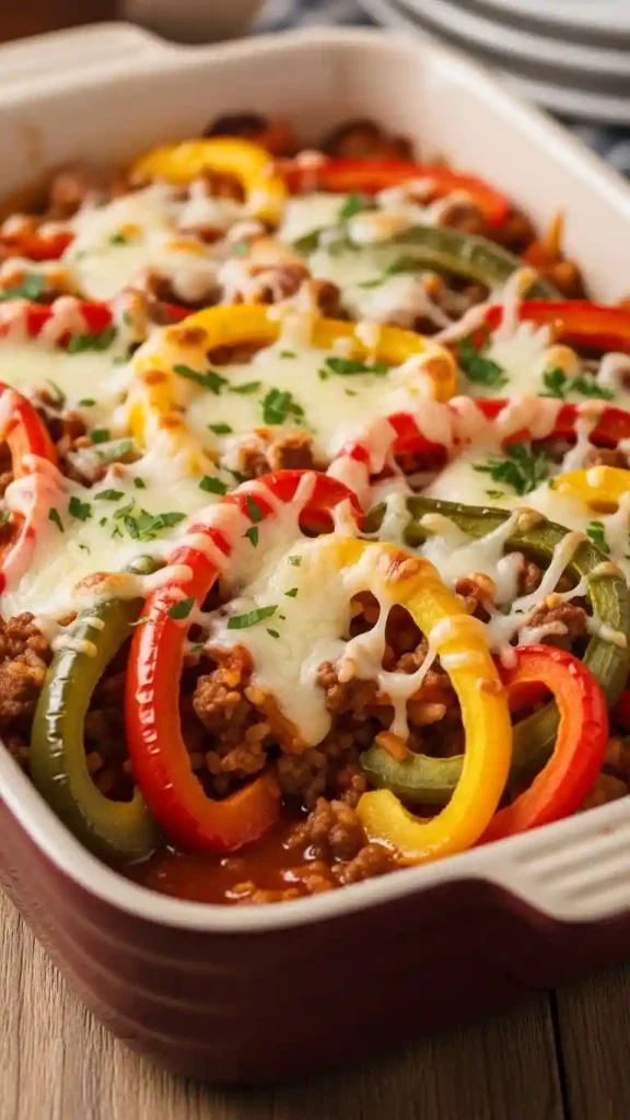 How to Make Stuffed Pepper Casserole