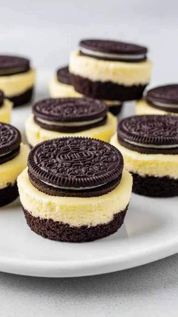 How to Serve Oreo Cheesecake Cookie Cups