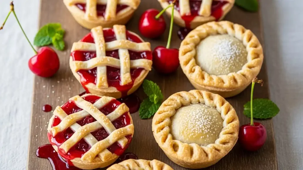 Quick Cherry Pie Bites