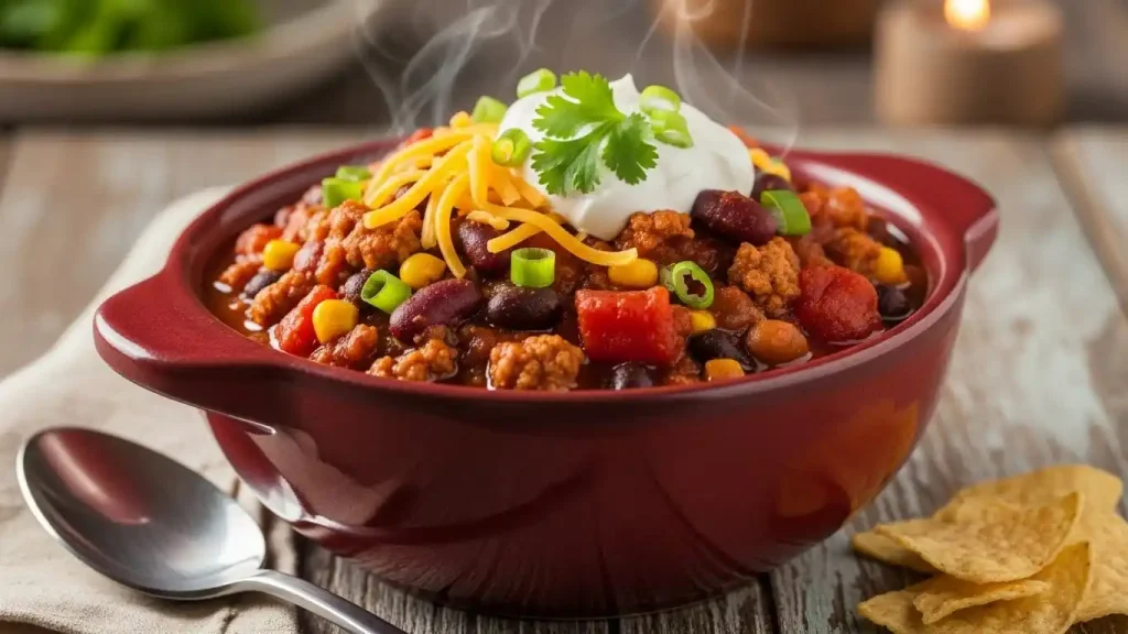 Slow-Cooker Turkey Chili