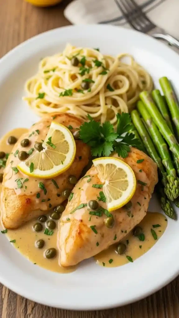 how to make Creamy Lemon Chicken Piccata