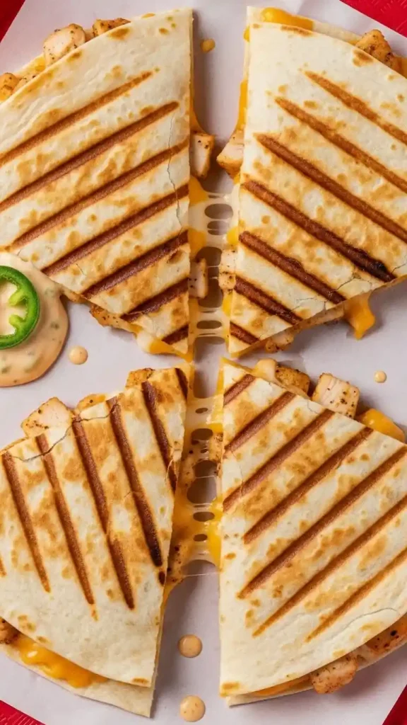 how to make Taco Bell Chicken Quesadilla