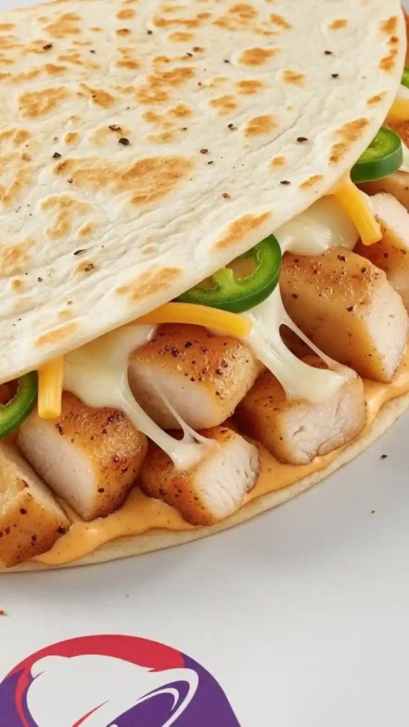 how to serve Taco Bell Chicken Quesadilla